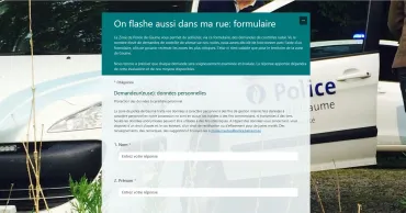 Formulaire "On flashe aussi dans ma rue"
