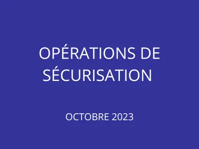 Vignette opération sécurisation Namur octobre 2023