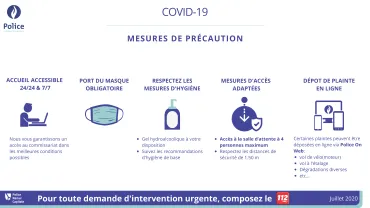 COVID 19 - Mesures de précaution